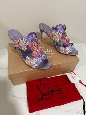 Christian Louboutin Limited Edition bloom sandals size 39 new